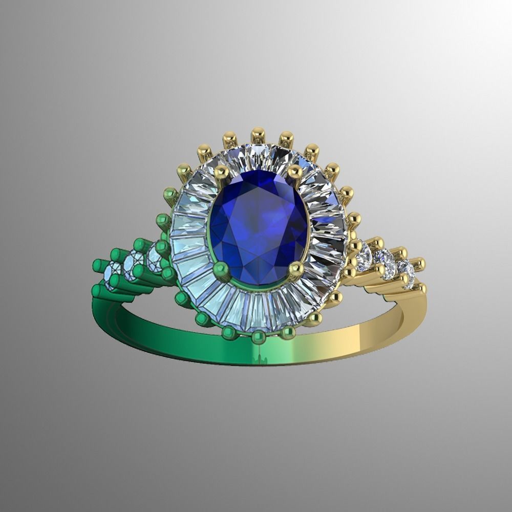 Ring akr 4 3D print model_1