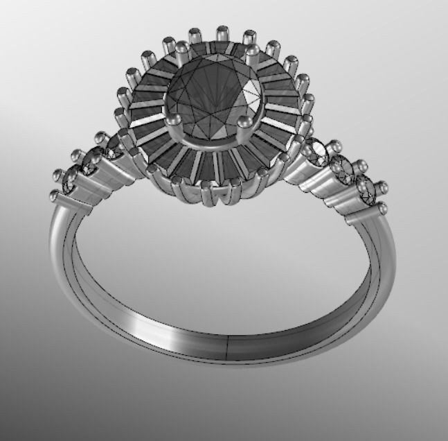 Ring akr 4 3D print model_20