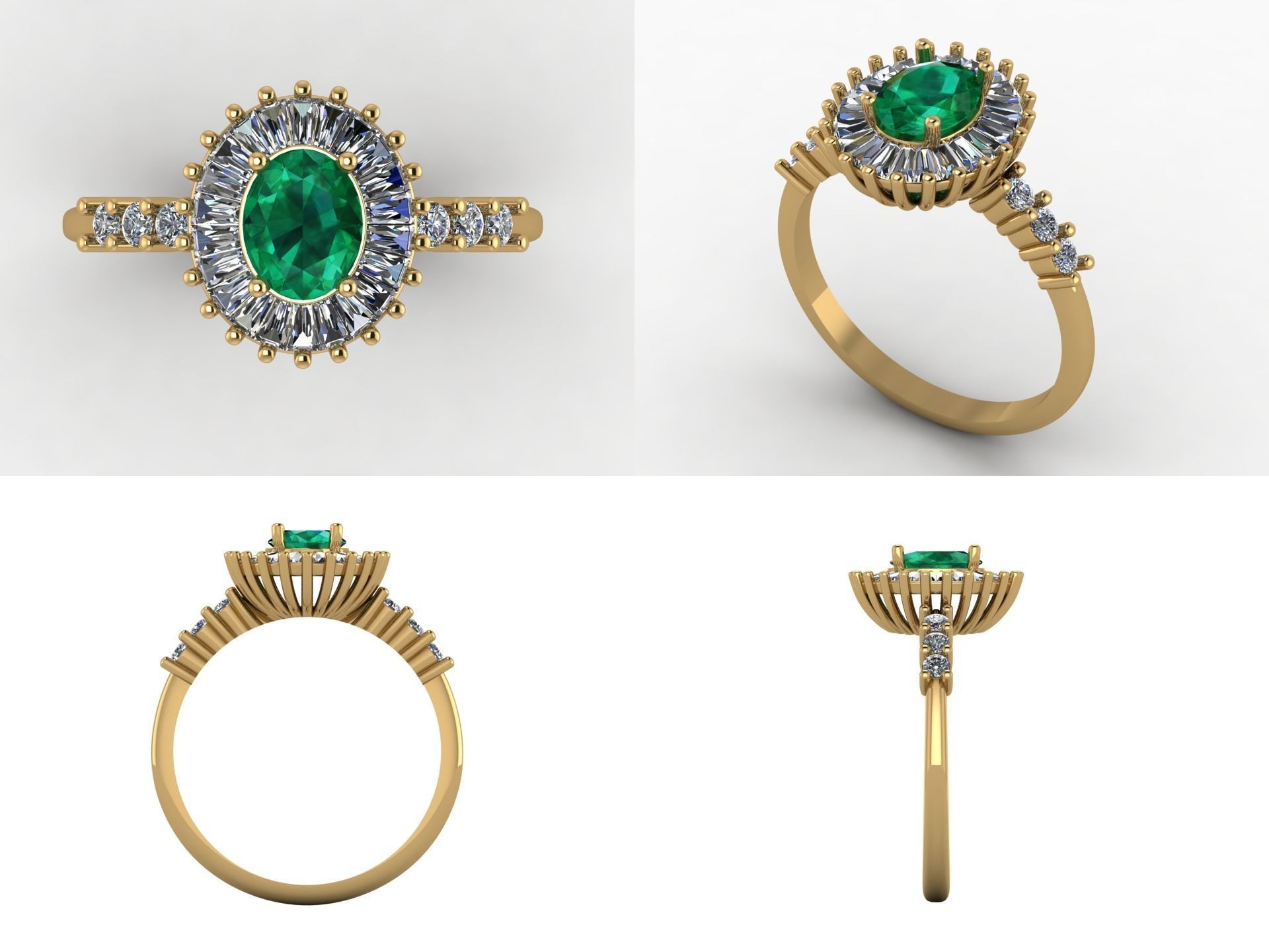 Ring akr 4 3D print model_4