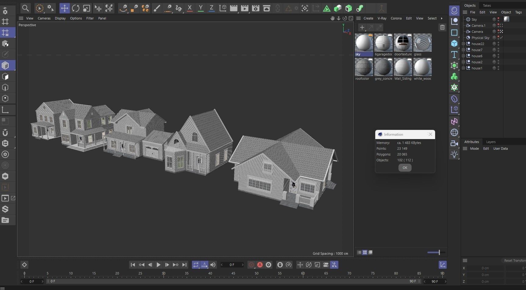  Five House Collection 3D model_24