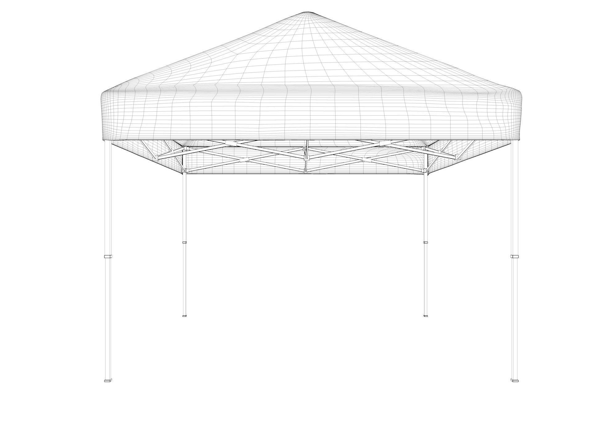 Tent 4x4 3D model_11