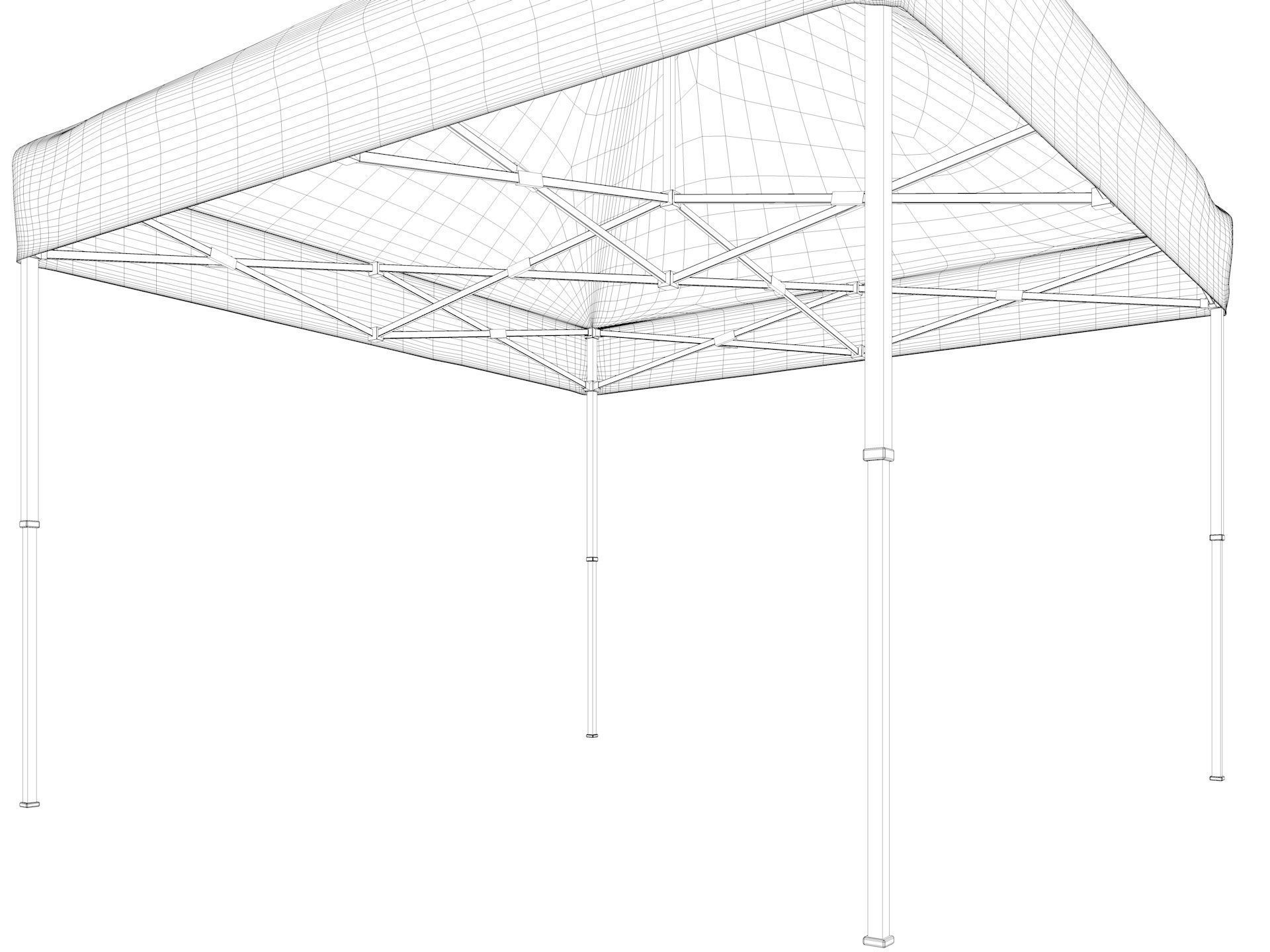 Tent 4x4 3D model_13