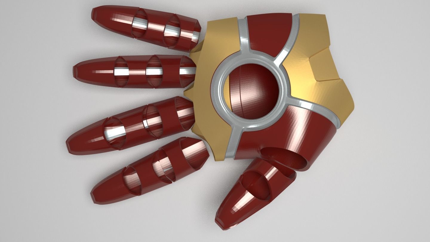Iron Man Mk 46 hand models pack to 3d printing MK0046 Cosplay Free 3D print model_5