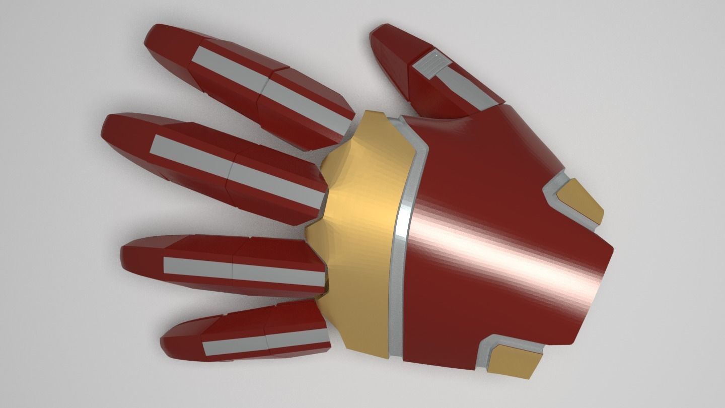 Iron Man Mk 46 hand models pack to 3d printing MK0046 Cosplay Free 3D print model_6