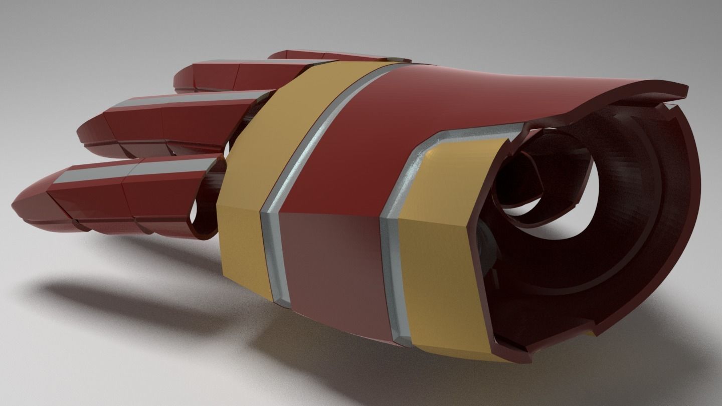 Iron Man Mk 46 hand models pack to 3d printing MK0046 Cosplay Free 3D print model_4