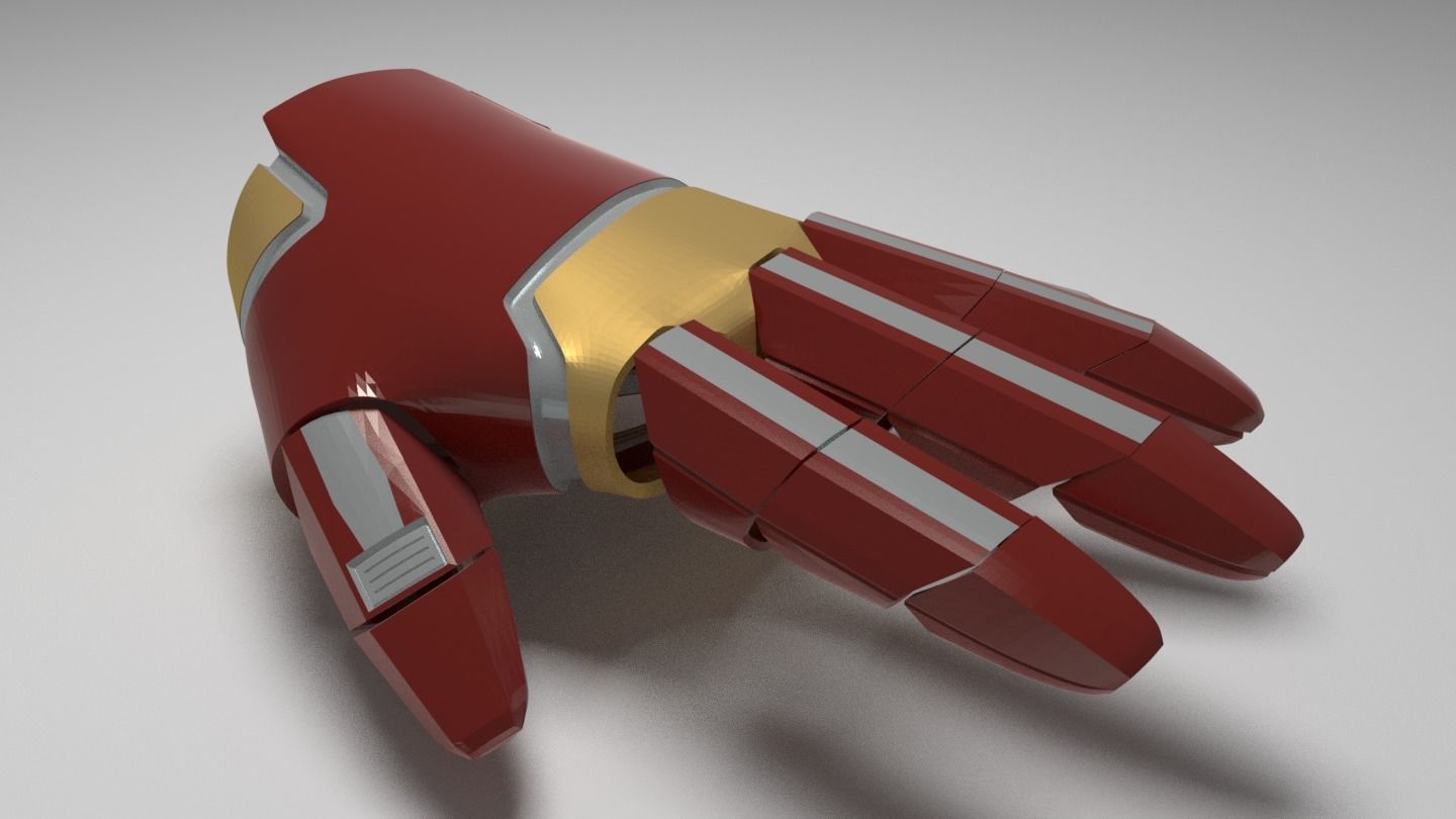 Iron Man Mk 46 hand models pack to 3d printing MK0046 Cosplay Free 3D print model_2