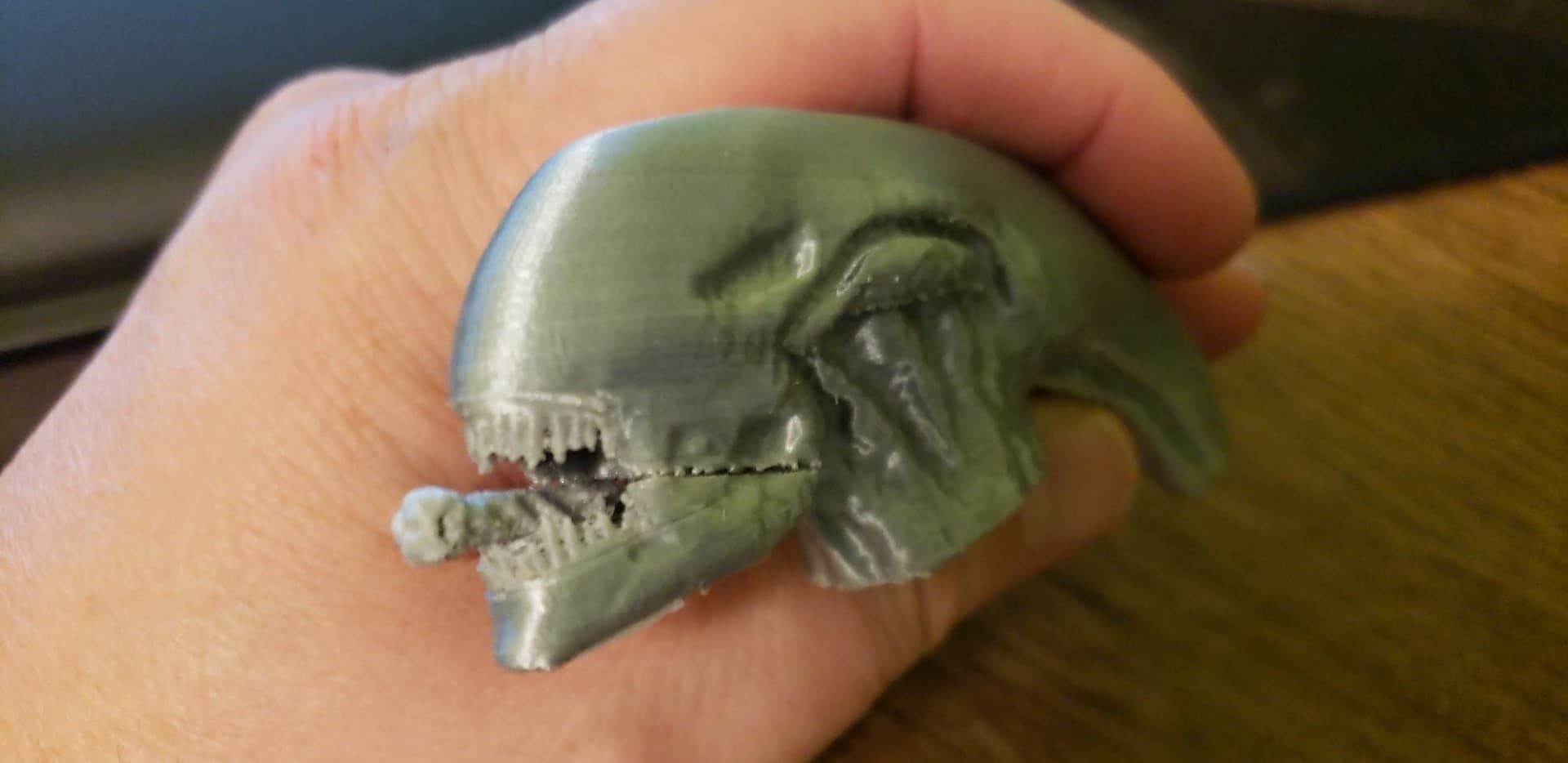 Alien Xenomorph Head Inner Mouth Inside Accessory   3D print model_7