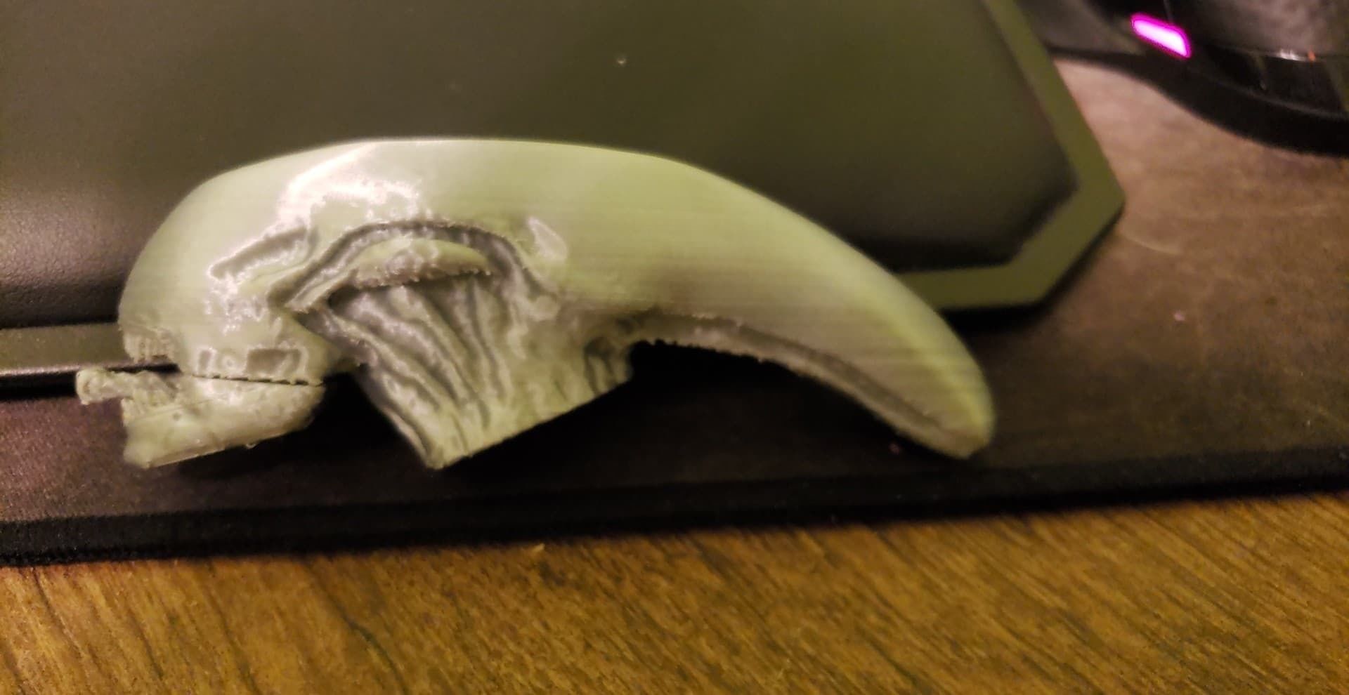 Alien Xenomorph Head Inner Mouth Inside Accessory   3D print model_6