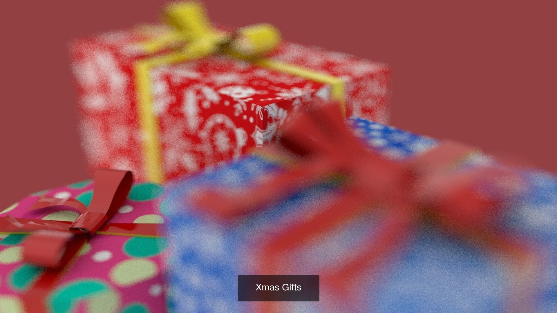 Xmas elements vol2 3D Model Collection_4