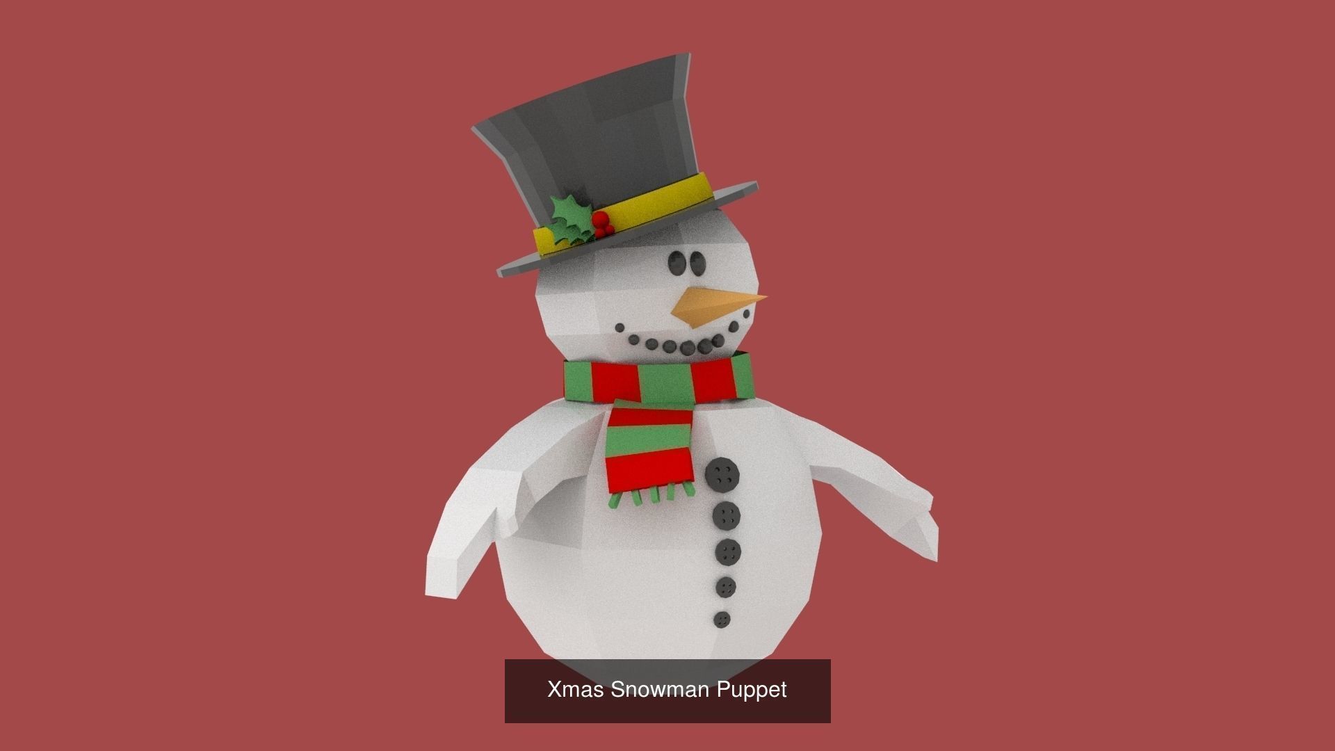 Xmas elements vol2 3D Model Collection_6