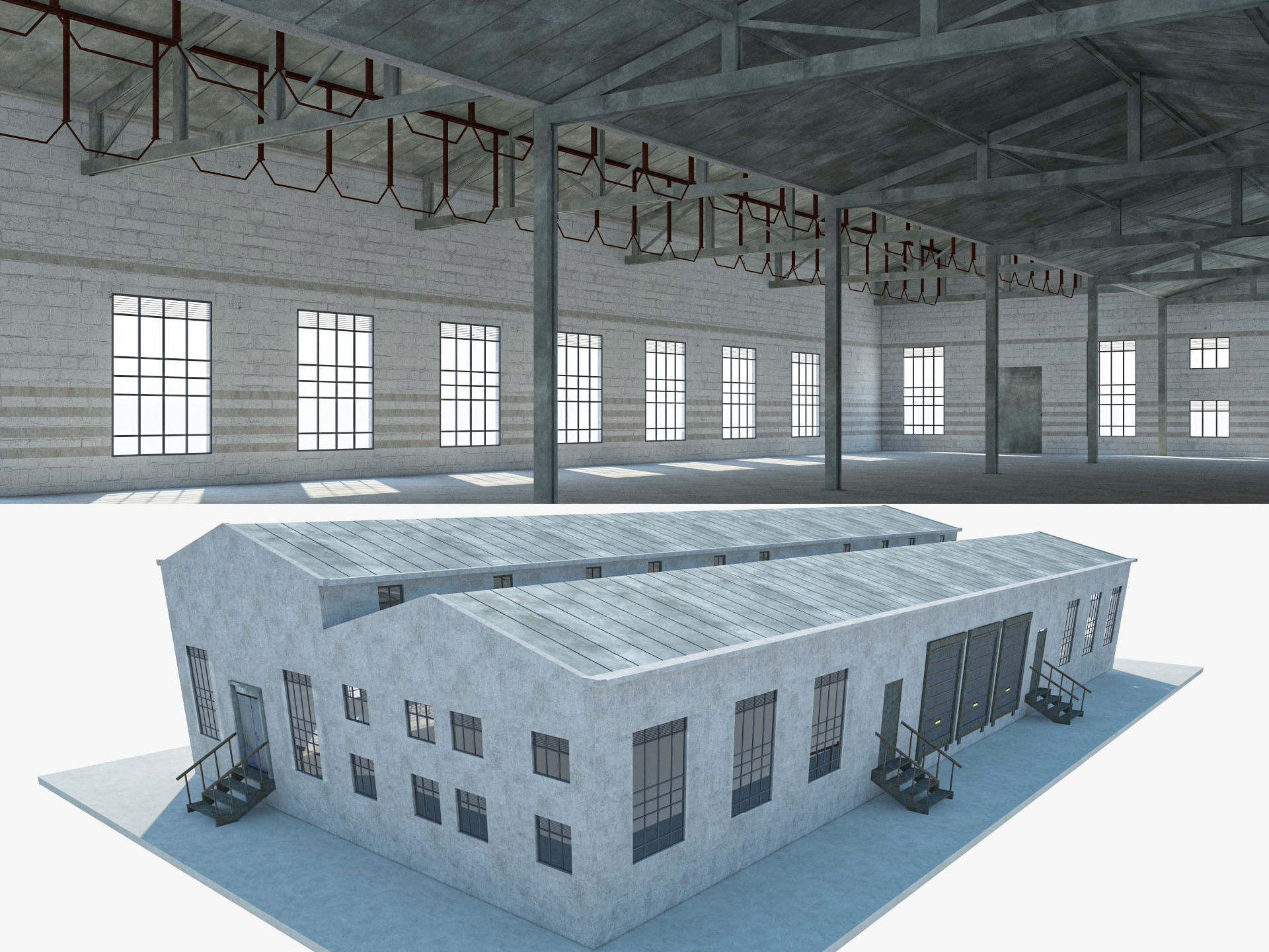 Factory 3D model_1