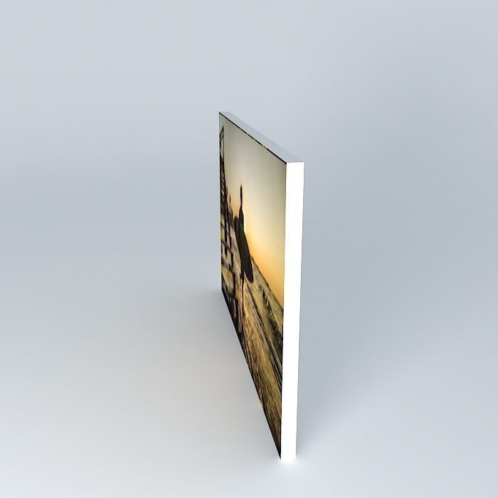 Culture photobook template - surfboard Free 3D model_2