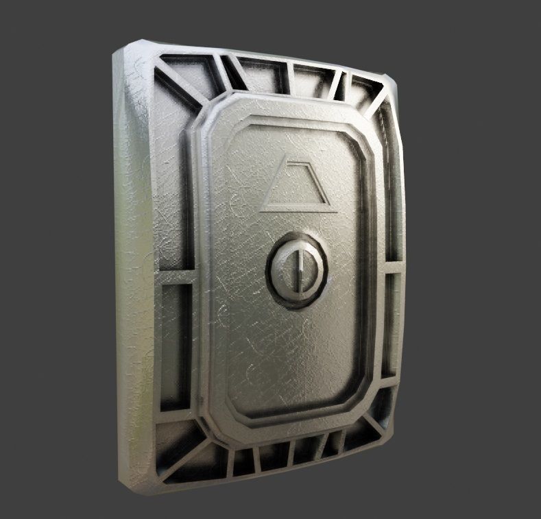 hi tech sci-fi spaceship sleeping chambers and pods Low-poly 3D model_6