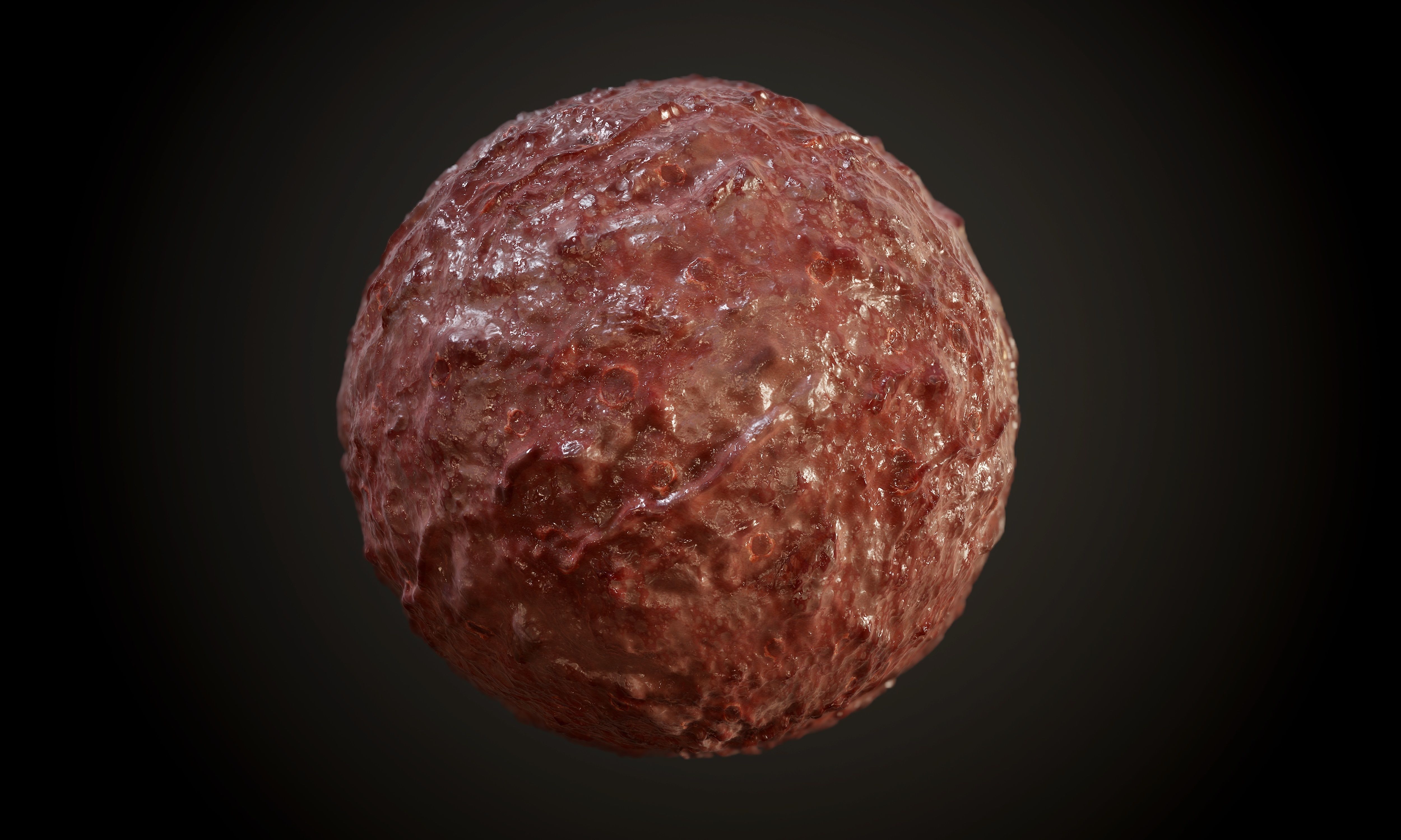 20 Bloody Gore Horror Seamless PBR Textures Texture_18