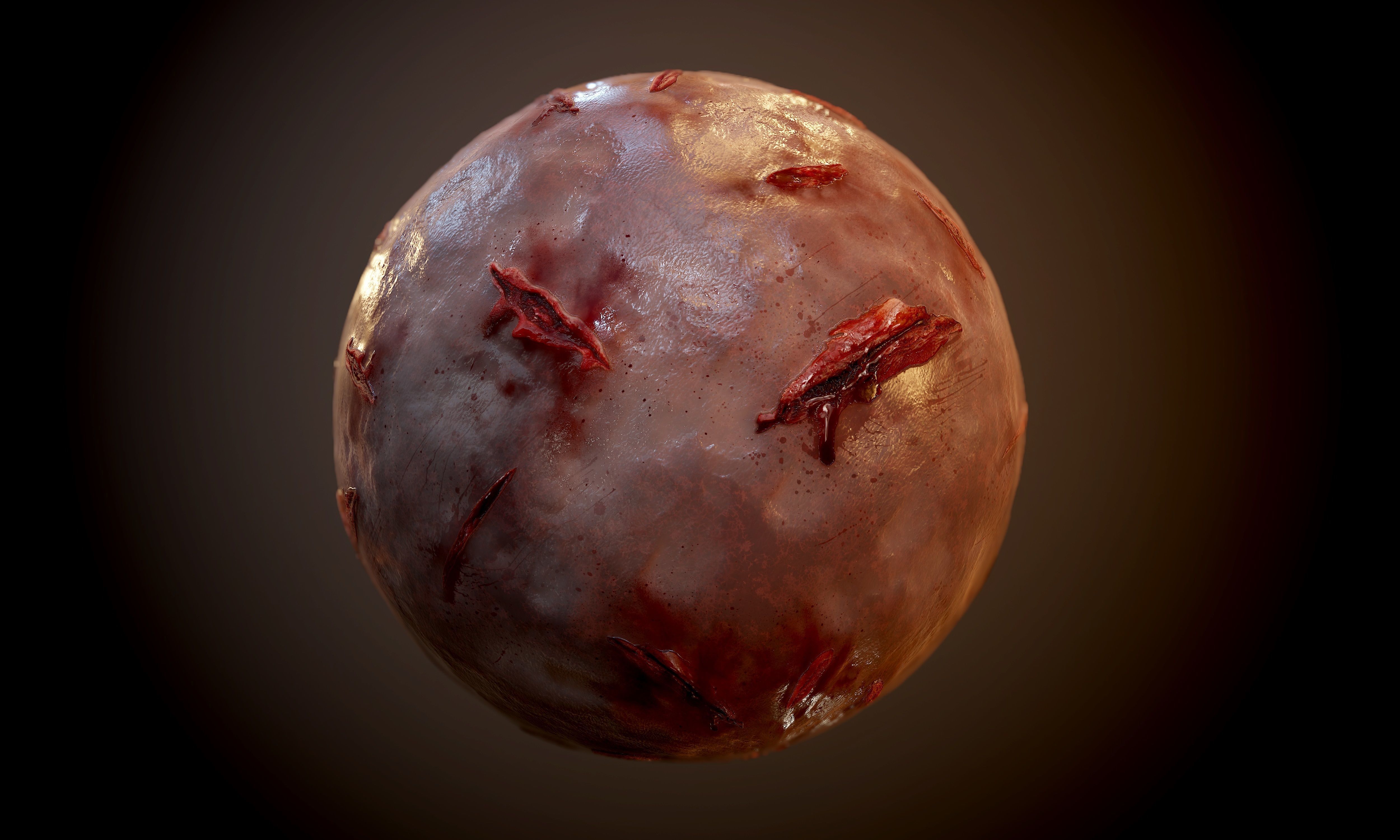 20 Bloody Gore Horror Seamless PBR Textures Texture_1