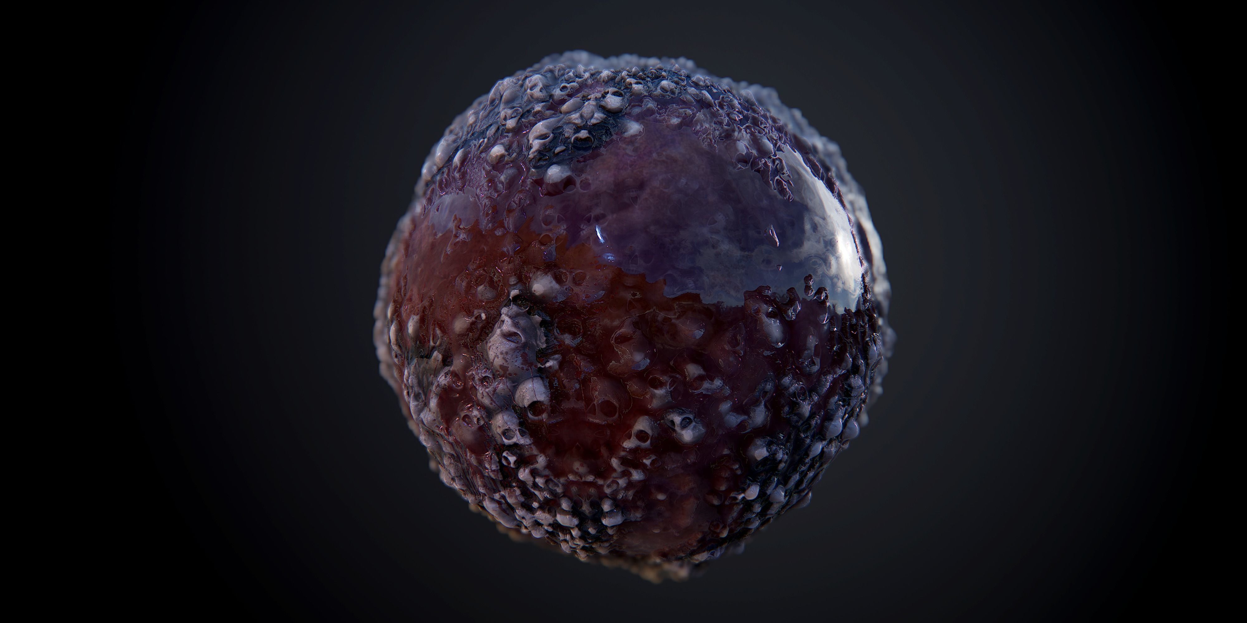 20 Bloody Gore Horror Seamless PBR Textures Texture_13