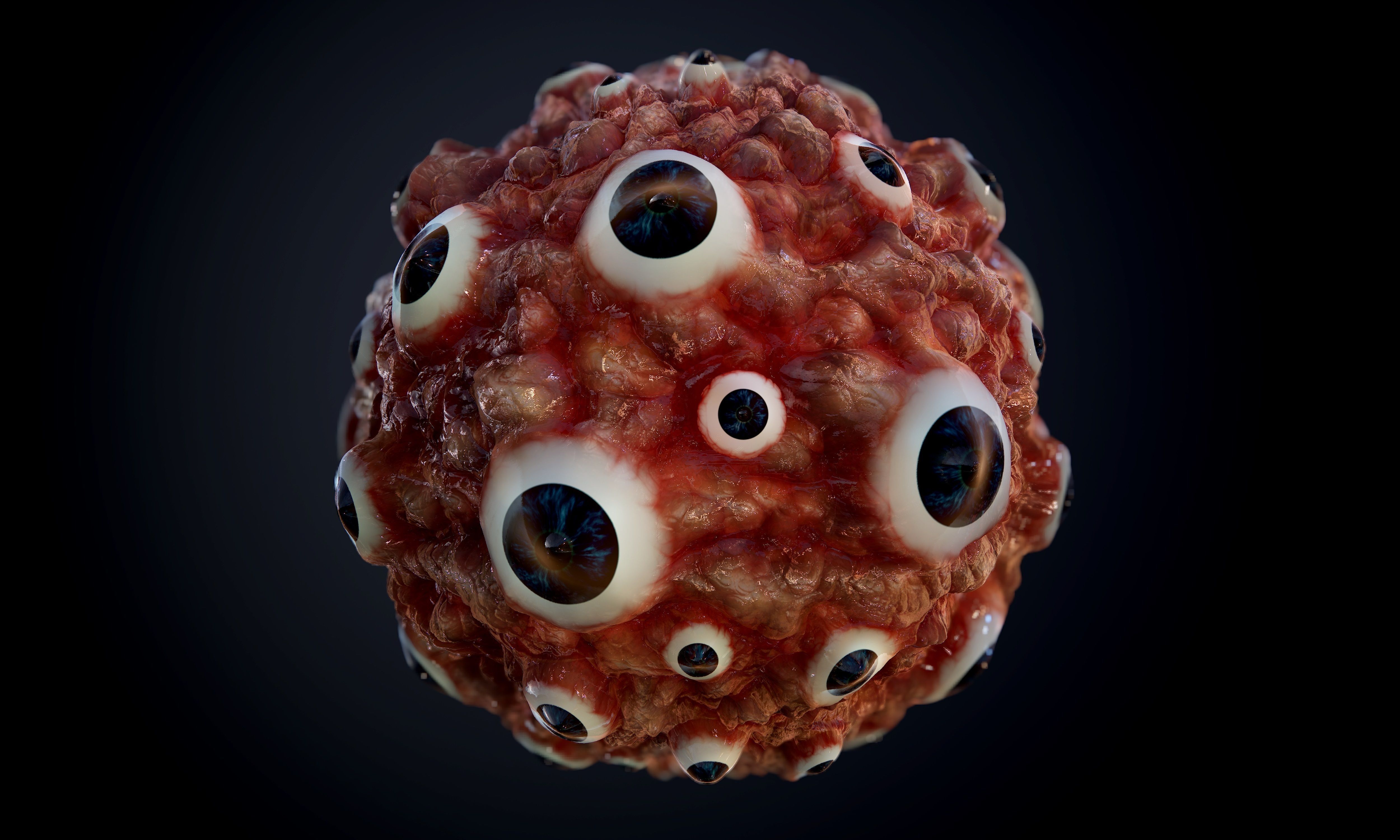 20 Bloody Gore Horror Seamless PBR Textures Texture_11