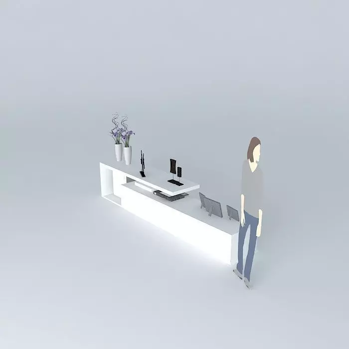 rack tv Free 3D model