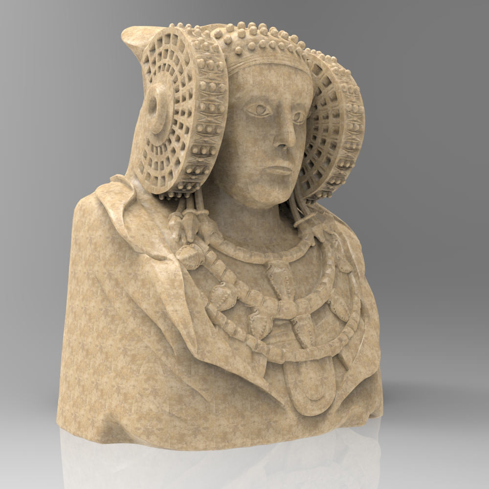 Dama De Elche 3D model_1