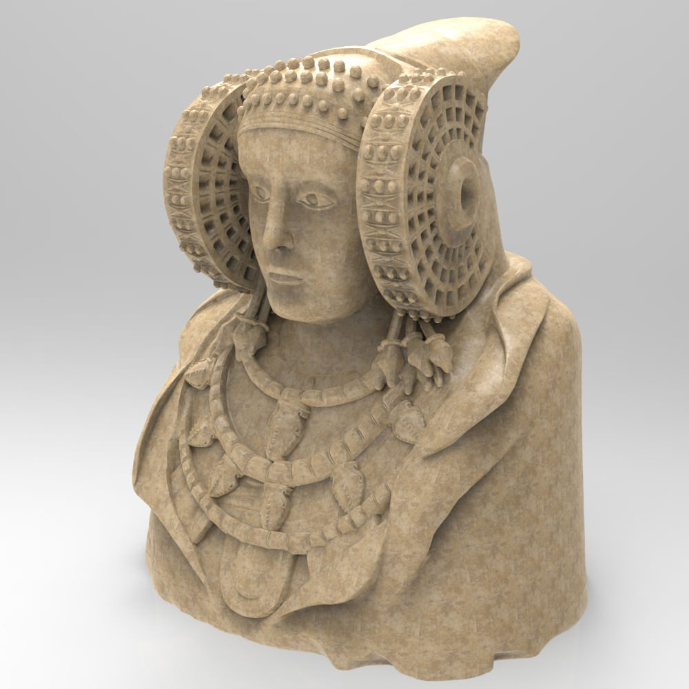 Dama De Elche 3D model_2