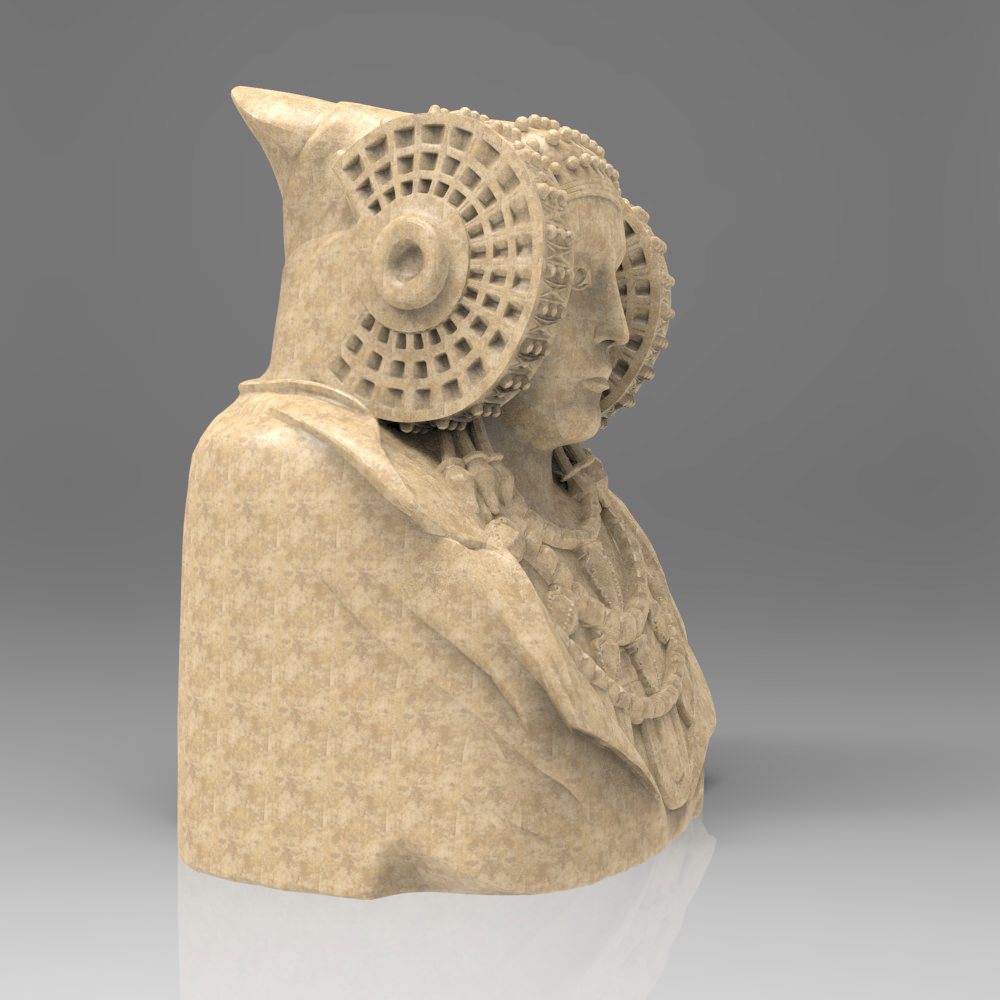 Dama De Elche 3D model_4