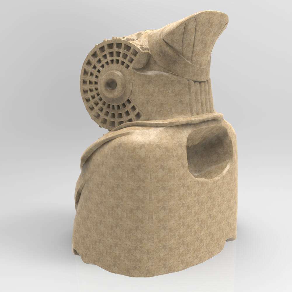Dama De Elche 3D model_3