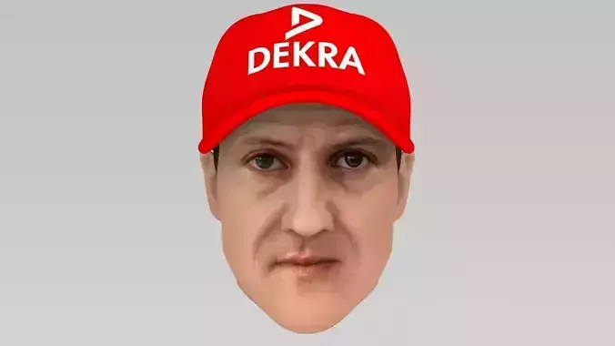 Michael Schumacher 3D model