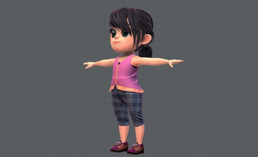 Base GirlV05 Clothing V01 3D model_10