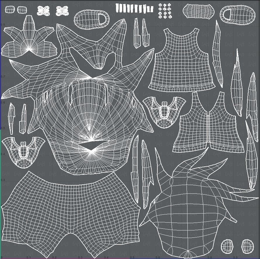 Base GirlV05 Clothing V01 3D model_48