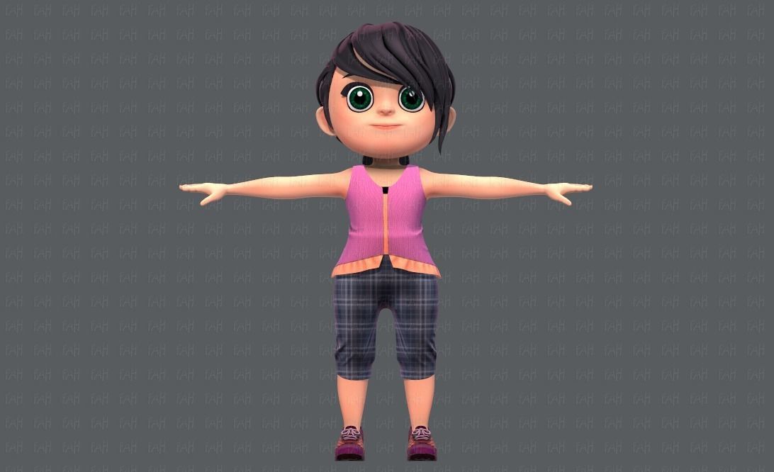 Base GirlV05 Clothing V01 3D model_3