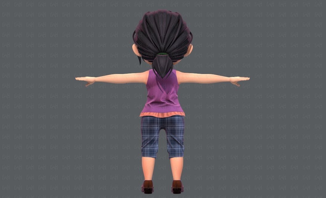 Base GirlV05 Clothing V01 3D model_7