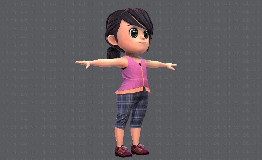 Base GirlV05 Clothing V01 3D model_4