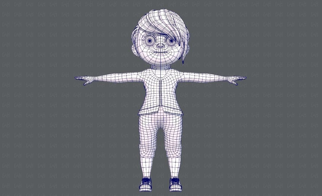 Base GirlV05 Clothing V01 3D model_11