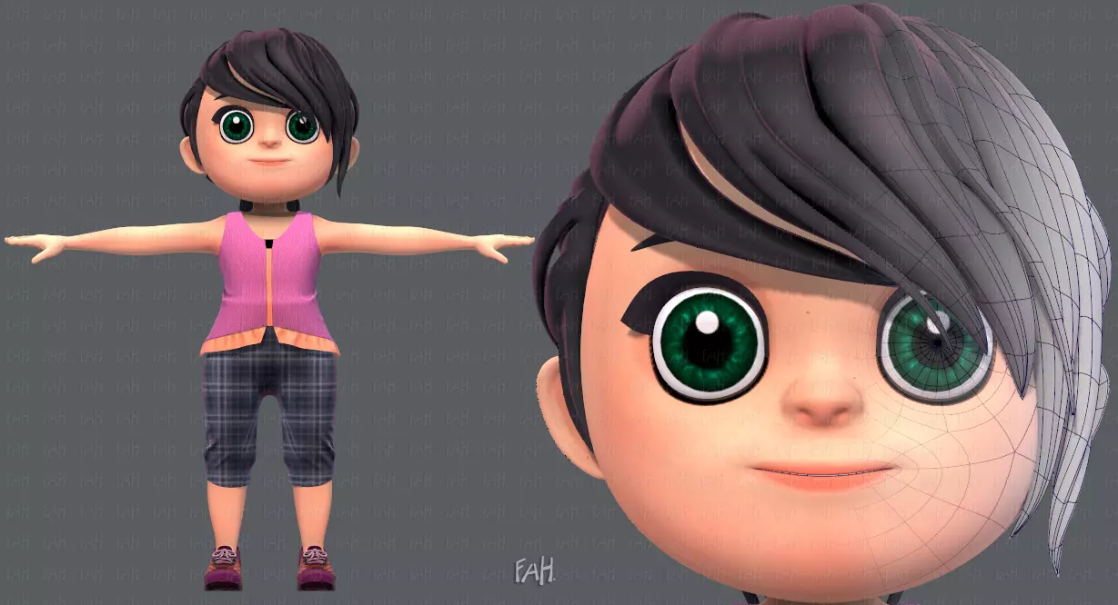 Base GirlV05 Clothing V01 3D model_0