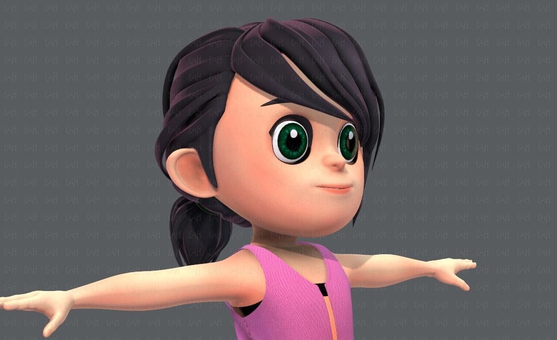 Base GirlV05 Clothing V01 3D model_20