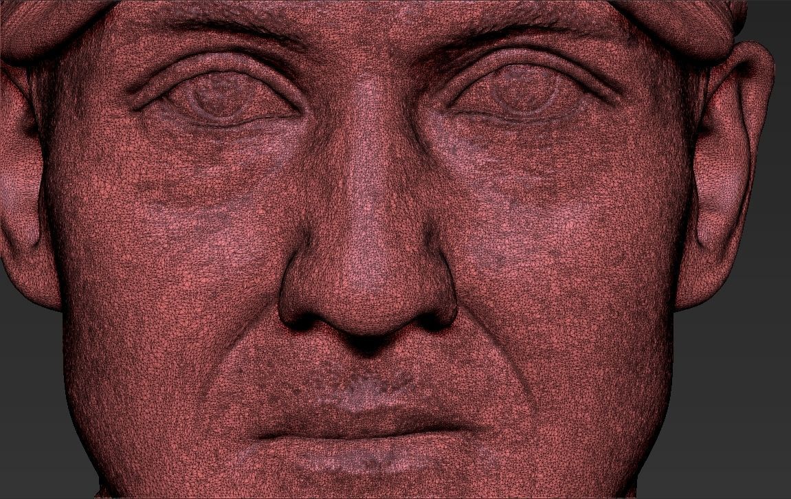 Michael Schumacher bust ready for full color 3D printing 3D print model_51