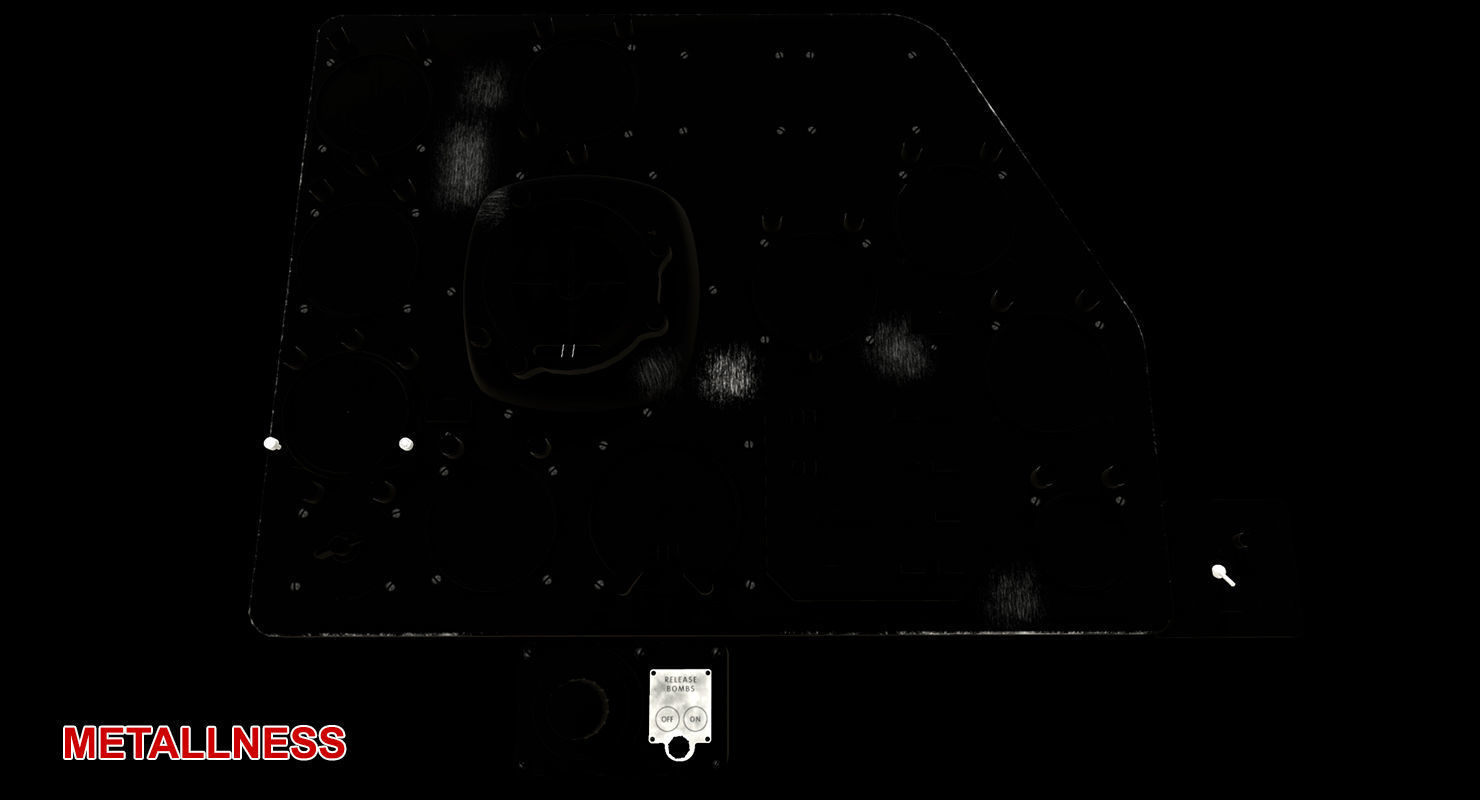 Mi-8MT Mi-17MT Right Panels Board English Low-poly 3D model_28