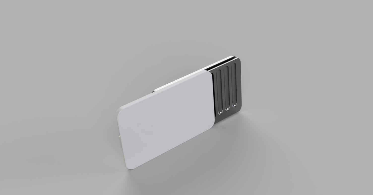 Slide Box Personal Storage  3D print model_1