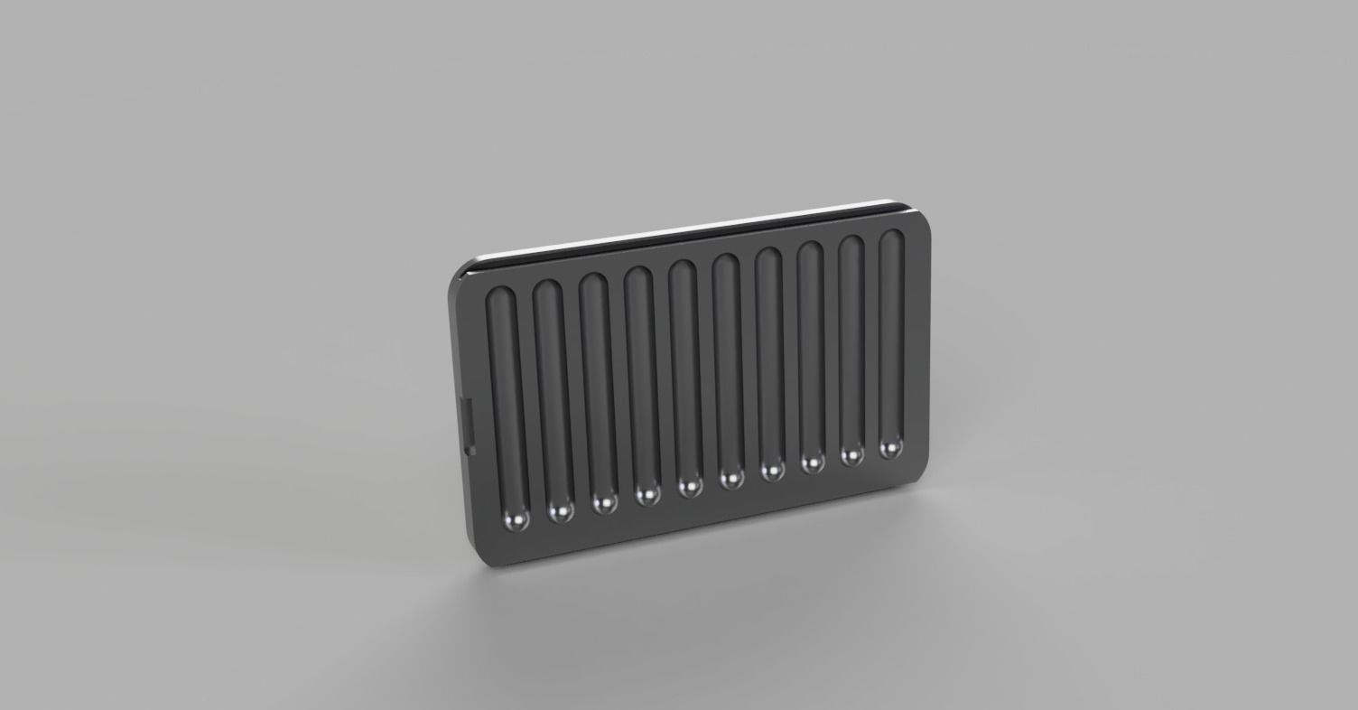 Slide Box Personal Storage  3D print model_3