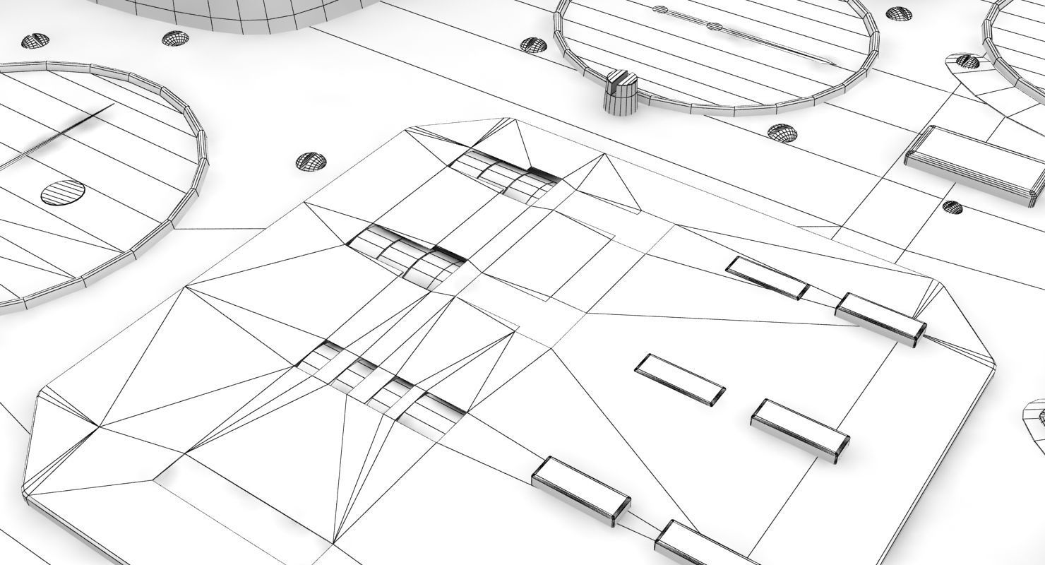 Mi-8MT Mi-17MT Right Panels Board Russian Low-poly 3D model_23