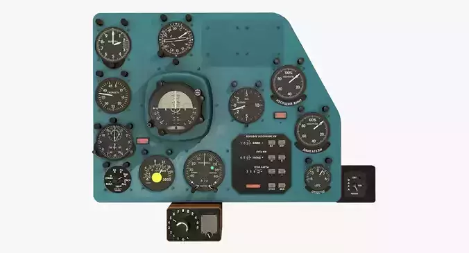 Mi-8MT Mi-17MT Right Panels Board Russian