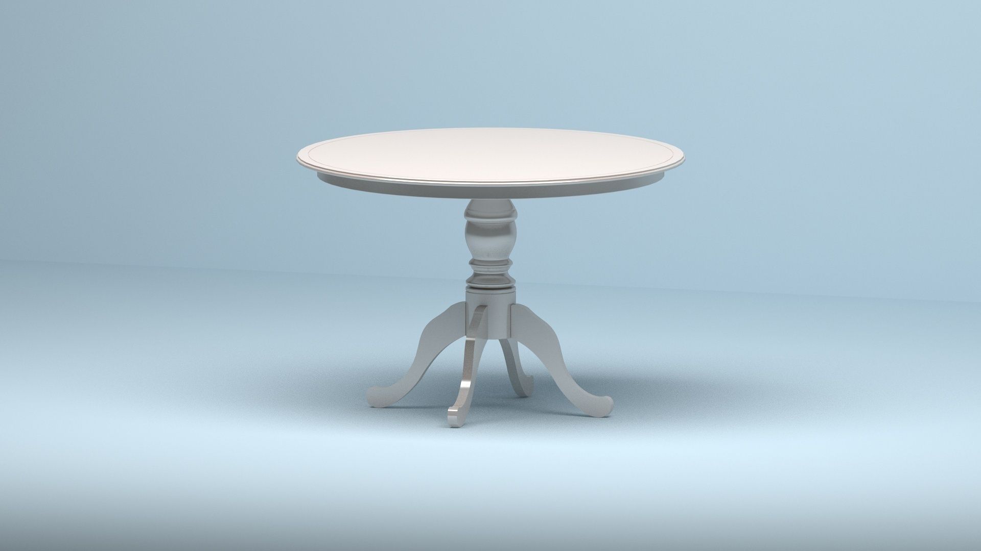round table 3D model | CGTrader