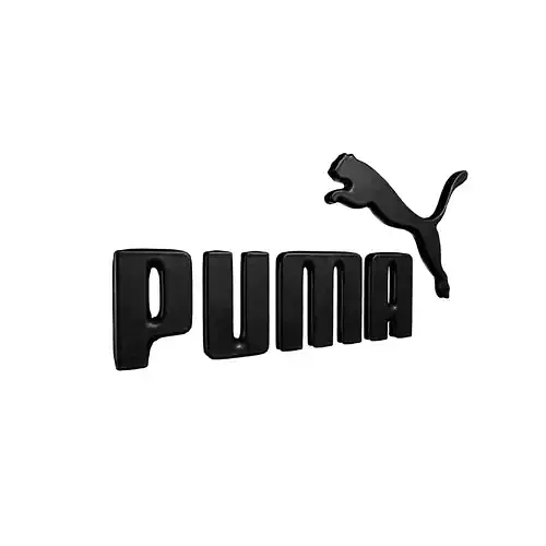 Puma Logo Free low-poly 3D model