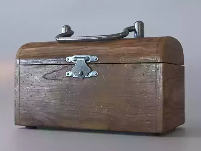 Wooden little chest