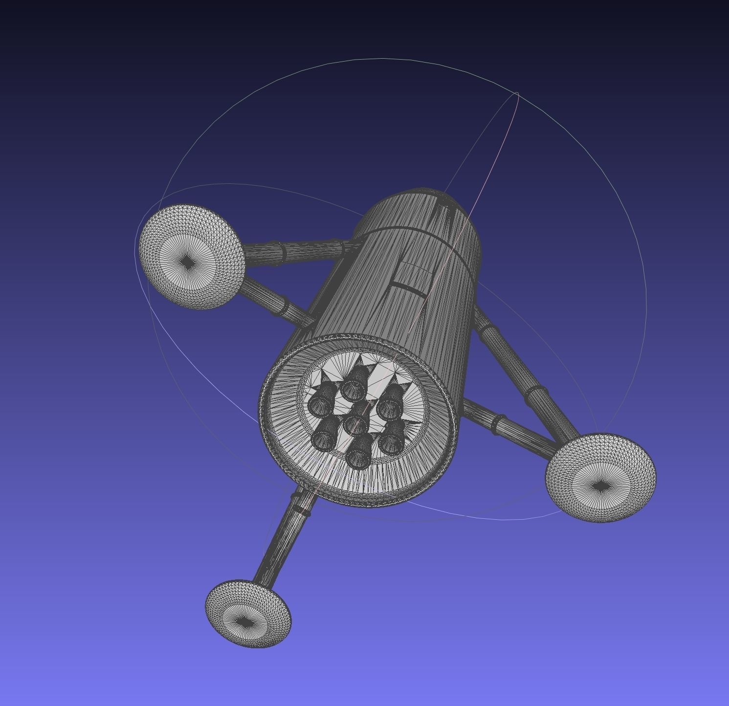 Space-X Steel Starship BFS 2019 Testhopper Speculative Miniature 3D print model_9