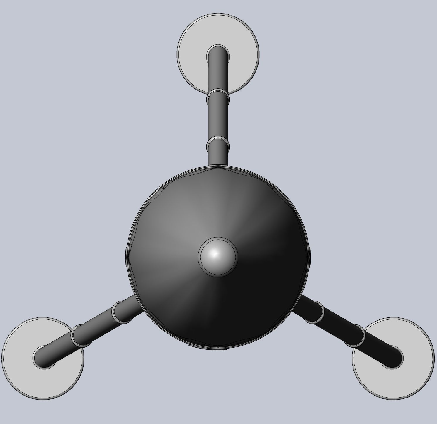 Space-X Steel Starship BFS 2019 Testhopper Speculative Miniature 3D print model_31