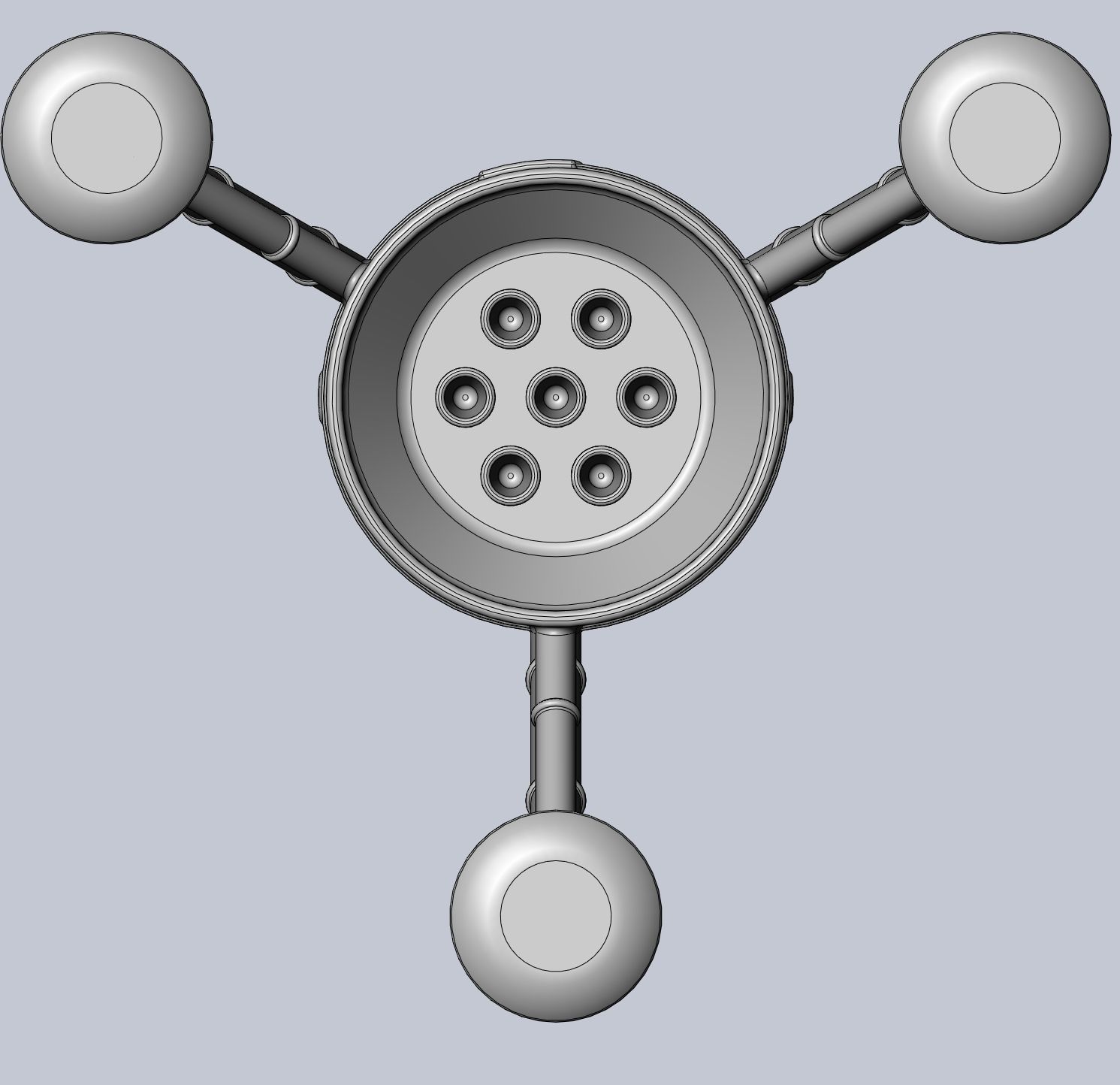 Space-X Steel Starship BFS 2019 Testhopper Speculative Miniature 3D print model_4