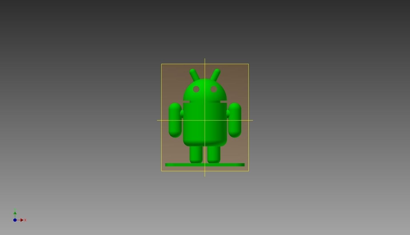 Android Logo  Free 3D print model_1