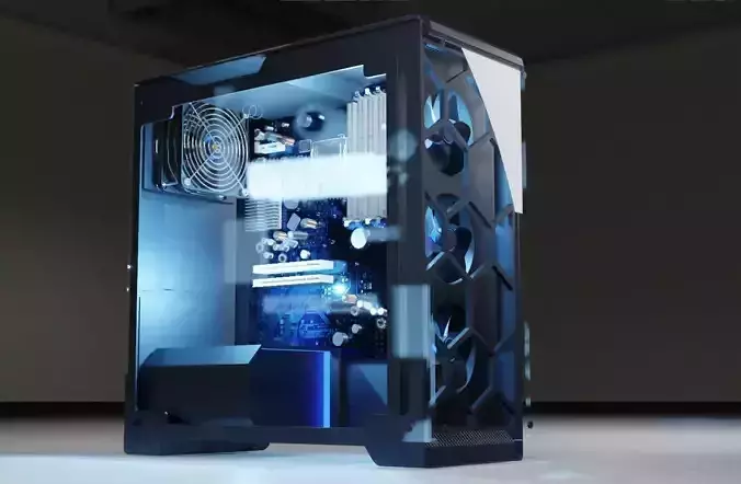 gaming desktop computer model 3D model