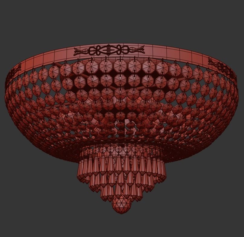 Chandelier Led E 1 2 50 200 A 3D model_2